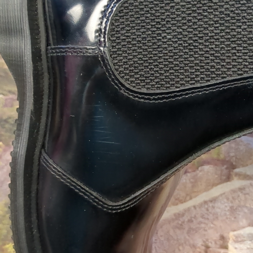 DR. Martens air wair black rain boots size 9 - Picture 5 of 13